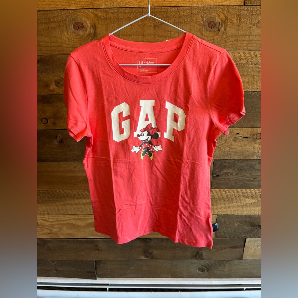 GAP Coral Tee with Mickey Mouse Graphic